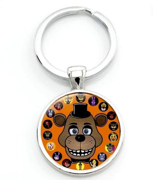 Cartoon game case for Five Nights at Freddy's keychain FNAF Mangle Foxy women men bag car key chains - Lusy Store