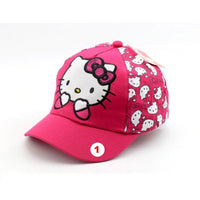 Cartoon Hello Kitty Children Caps Sport Baseball Caps Sun Snapback Hats Unisex 100% cotton - Lusy Store