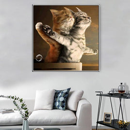 Cat Diamond Painting 5D DIY Funny Diamond Painting Living Room