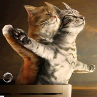 Cat Diamond Painting 5D DIY Funny Diamond Painting Living Room