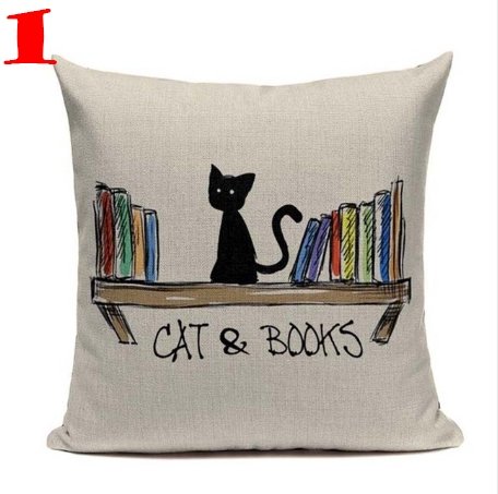 Cat Happy Reading More Book Pillowcase - Lusy Store
