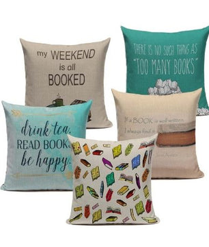 Cat Happy Reading More Book Pillowcase - Lusy Store