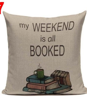 Cat Happy Reading More Book Pillowcase - Lusy Store