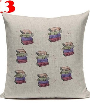 Cat Happy Reading More Book Pillowcase - Lusy Store