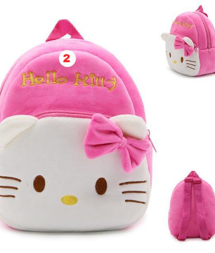 Children plush backpack cartoon bags kids baby school bags cute Hello Kitty for kindergarten girls - Lusy Store
