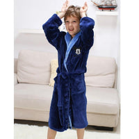 Children Robes Pajamas Thick Flannel Mickey Minnie Hello Kitty Nightwear Robes for 4-16 Years Old - Lusy Store