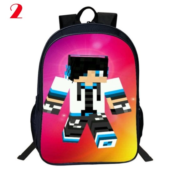 Children School Bag Minecraft Cartoon Backpack Pupils Printing School Bags Hot Game Backpacks - Lusy Store