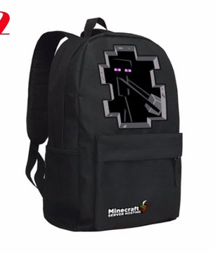 Children School Bags Boys and Girls Backpack MineCraft Mochila Creeper Shoulder Bags - Lusy Store