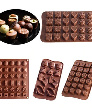 Chocolate Baking Mold Silicone Cake Decorating Ice Mould Candy Cookies - Lusy Store