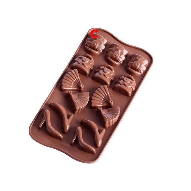 Chocolate Baking Mold Silicone Cake Decorating Ice Mould Candy Cookies - Lusy Store