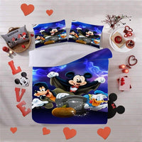 Christmas Bedding Sets 3D Halloween Cartoon Nightmare Before Christmas Queen King Size - Lusy Store