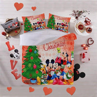 Christmas Bedding Sets 3D Luxury Cartoon New Year's Gift For Kids - Lusy Store