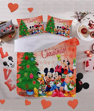 Christmas Bedding Sets 3D Luxury Cartoon New Year's Gift For Kids - Lusy Store