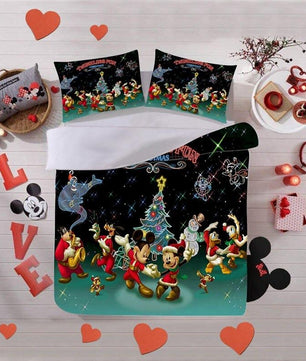 Christmas Bedding Sets 3D Luxury Cartoon New Year's Gift For Kids - Lusy Store