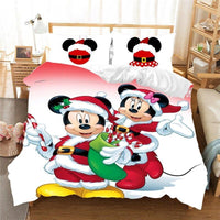 Christmas Bedding Sets Minnie Mickey Twin Full Queen King Gift Nightmare Before Christmas - Lusy Store