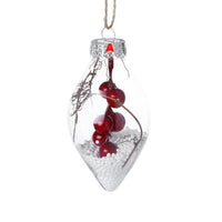 Christmas Tree Drop Ornaments Plastic Ball Transparent Hanging Xmas Pendant Ball - Lusy Store