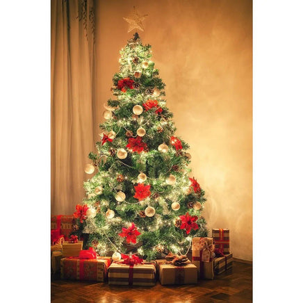 Christmas Tree New 6ft Artificial Home Office Party Holiday Decoration - Lusy Store LLC