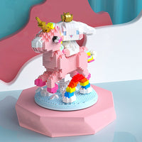 Cinnamoroll Build a Bear Micro Building Blocks Sanrio Rainbow Unicorn 3D Model Figure Toy For Kid Gifts HK40 - Lusy Store LLC