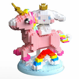 Cinnamoroll Build a Bear Micro Building Blocks Sanrio Rainbow Unicorn 3D Model Figure Toy For Kid Gifts HK40 - Lusy Store LLC