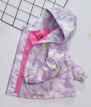 Cinnamoroll Jackets Anime Kawaii Windproof Sportswear Outdoor Baseball Uniform Casual Hooded - Lusy Store LLC