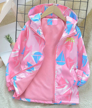 Cinnamoroll Jackets Anime Kawaii Windproof Sportswear Outdoor Baseball Uniform Casual Hooded - Lusy Store LLC