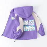 Cinnamoroll Jackets Girls Outdoor Sport Cartoon Anime Wind Breaker Zipper Jacket Spring Autumn Coat Clothes Cinnamoroll 1