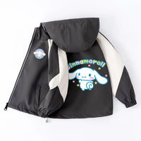 Cinnamoroll Jackets Girls Outdoor Sport Cartoon Anime Wind Breaker Zipper Jacket Spring Autumn Coat Clothes Cinnamoroll 8