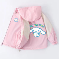Cinnamoroll Jackets Girls Outdoor Sport Cartoon Anime Wind Breaker Zipper Jacket Spring Autumn Coat Clothes Cinnamoroll 5