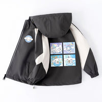Cinnamoroll Jackets Girls Outdoor Sport Cartoon Anime Wind Breaker Zipper Jacket Spring Autumn Coat Clothes Cinnamoroll 7