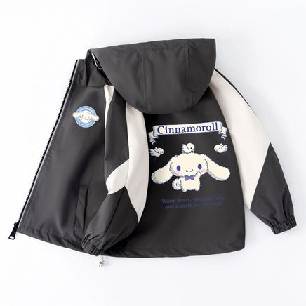 Cinnamoroll Jackets Girls Outdoor Sport Cartoon Anime Wind Breaker Zipper Jacket Spring Autumn Coat Clothes Cinnamoroll 9