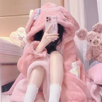 Cinnamoroll Pajamas My Melody Pochacco Pants Cartoon Oversize Plush Kawaii Anime - Lusy Store LLC