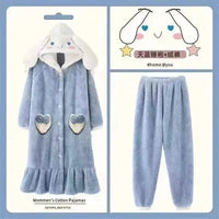 Cinnamoroll Pajamas My Melody Pochacco Pants Cartoon Oversize Plush Kawaii Anime - Lusy Store LLC