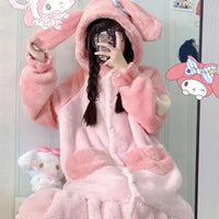 Cinnamoroll Pajamas My Melody Pochacco Pants Cartoon Oversize Plush Kawaii Anime - Lusy Store LLC