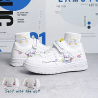 Cinnamoroll Shoes Kawaii Anime Small White Shoes Cute Cartoon Kuromi Board Shoes Sneakers - Lusy Store LLC
