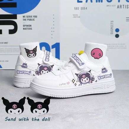 Cinnamoroll Shoes Kawaii Anime Small White Shoes Cute Cartoon Kuromi Board Shoes Sneakers - Lusy Store LLC