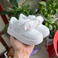 Cinnamoroll Shoes Mymelody Kuromi Kids Sneakers Cartoon Anime White Shoes Cute Gift for Boys Girl - Lusy Store LLC