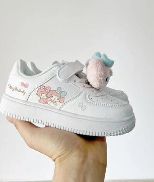 Cinnamoroll Shoes Mymelody Kuromi Kids Sneakers Cartoon Anime White Shoes Cute Gift for Boys Girl - Lusy Store LLC