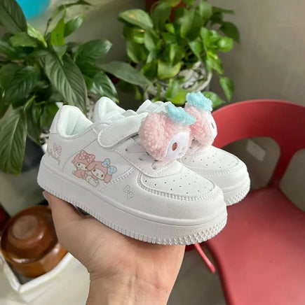 Cinnamoroll Shoes Mymelody Kuromi Kids Sneakers Cartoon Anime White Shoes Cute Gift for Boys Girl - Lusy Store LLC