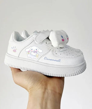 Cinnamoroll Shoes Mymelody Kuromi Kids Sneakers Cartoon Anime White Shoes Cute Gift for Boys Girl - Lusy Store LLC