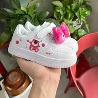 Cinnamoroll Shoes Mymelody Kuromi Kids Sneakers Cartoon Anime White Shoes Cute Gift for Boys Girl - Lusy Store LLC