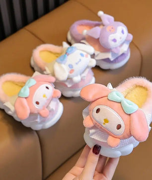 Cinnamoroll Slippers Kawaii Girls My Melody Sandals Cartoon Cute Indoor Shoes Warm Gift - Lusy Store LLC