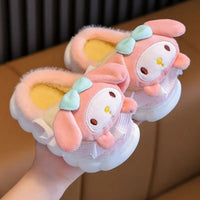 Cinnamoroll Slippers Kawaii Girls My Melody Sandals Cartoon Cute Indoor Shoes Warm Gift - Lusy Store LLC