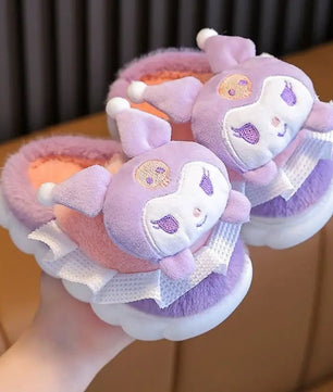 Cinnamoroll Slippers Kawaii Girls My Melody Sandals Cartoon Cute Indoor Shoes Warm Gift - Lusy Store LLC