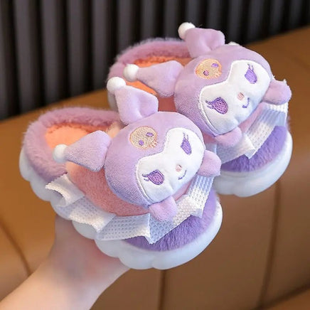 Cinnamoroll Slippers Kawaii Girls My Melody Sandals Cartoon Cute Indoor Shoes Warm Gift - Lusy Store LLC