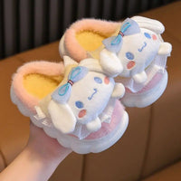 Cinnamoroll Slippers Kawaii Girls My Melody Sandals Cartoon Cute Indoor Shoes Warm Gift - Lusy Store LLC