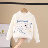 Cinnamoroll Sweater Cute Sanrio Kawaii Cartoon Anime Warm Knit Sweater Girls Gifts - Lusy Store LLC