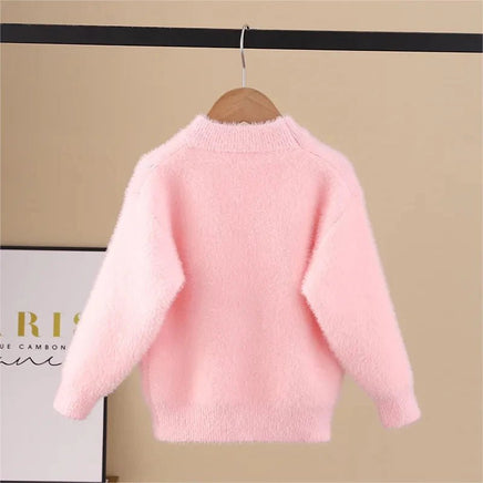 Cinnamoroll Sweater Cute Sanrio Kawaii Cartoon Anime Warm Knit Sweater Girls Gifts - Lusy Store LLC