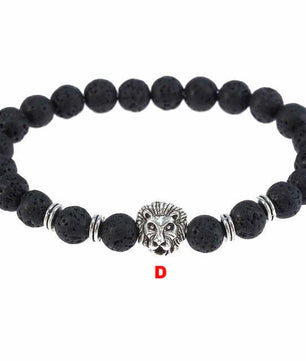 Classic Lava Tiger Eye Stone Beads Bracelet - Lusy Store