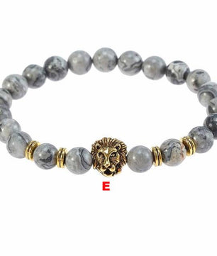 Classic Lava Tiger Eye Stone Beads Bracelet - Lusy Store