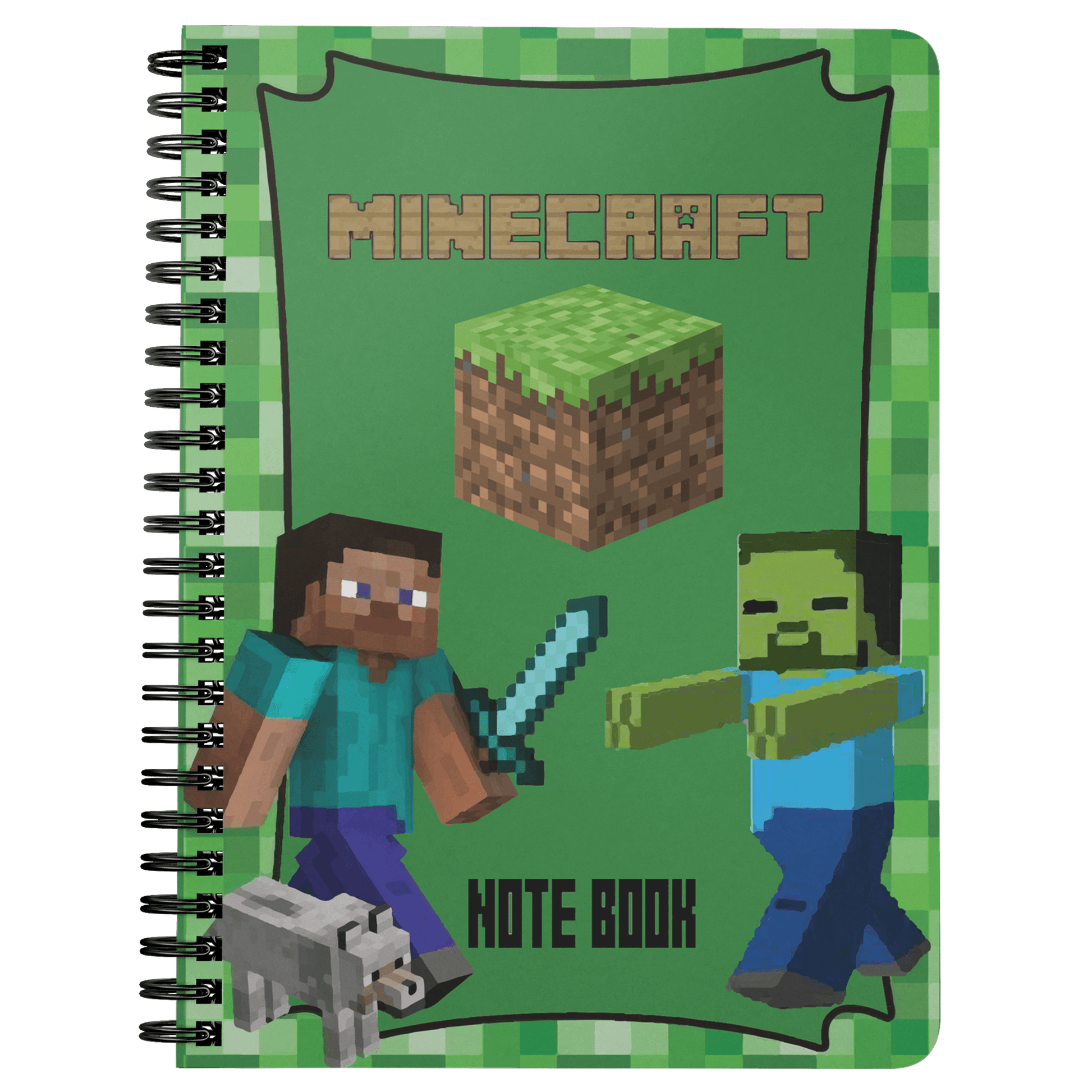 Classic minecraft Spiralbound Notebook Creative  Hardcover Combination notes book - Lusy Store
